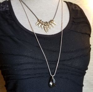 Double necklace pendant and statement piece.
